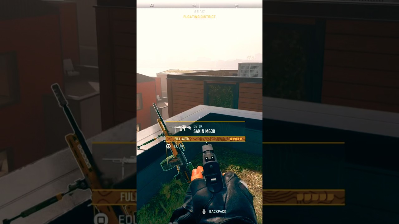 Secret sakin mg38 blueprint in warzone (vondel) #shorts