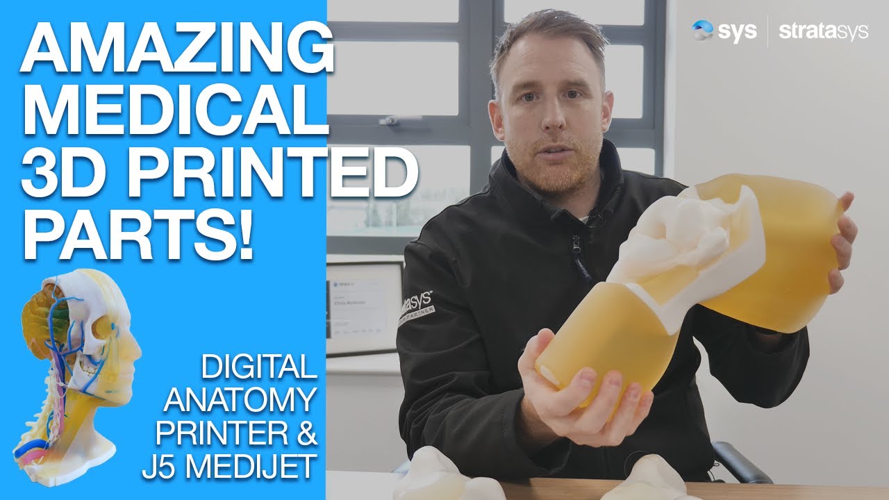 Mind-blowing medical 3D printed parts! 🤯 Digital Anatomy Printer & J5 MediJet from Stratasys