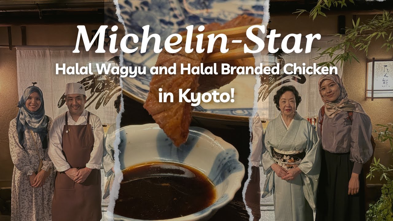 Discover Halal Wagyu & Awa Odori Chicken at Kyoto's Michelin-Starred Honke Tankuma Honten!