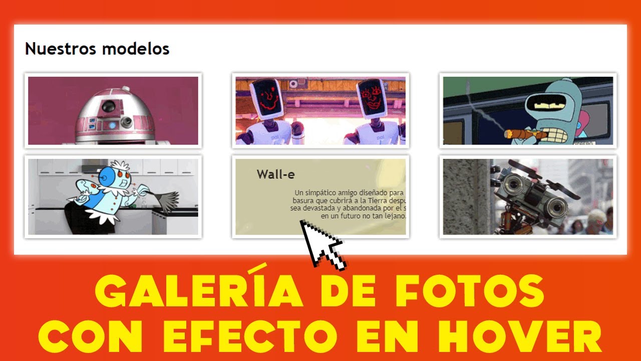 Maquetado de una galería con EFECTO de ZOOM en el hover (solo CSS)  |  Ejemplo práctico