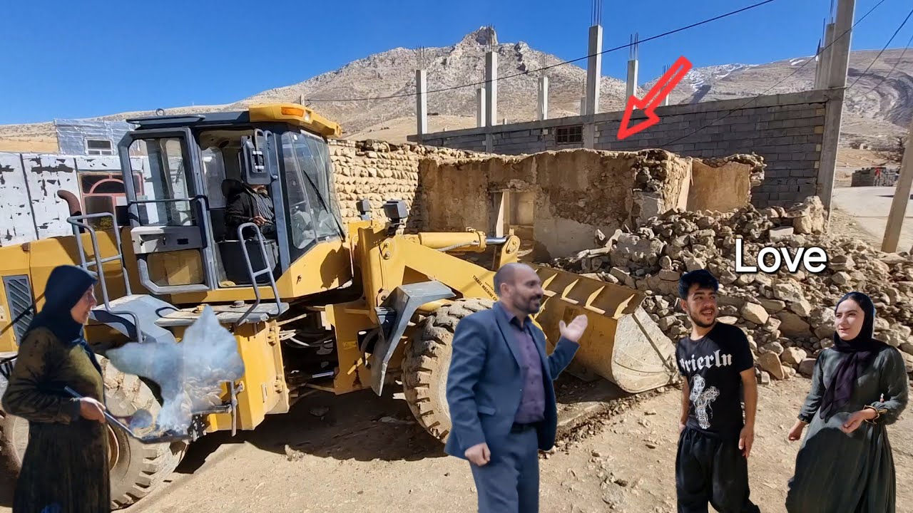 From house demolition to living together: Abolfazl and Sakineh's love in the villagee👩‍❤️‍👨🏚