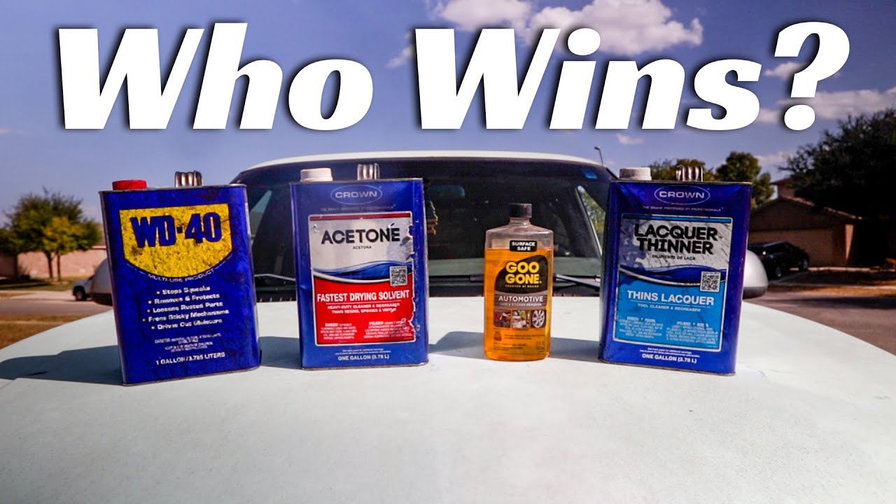 What is The Best Chemical to Remove Plasti-dip?