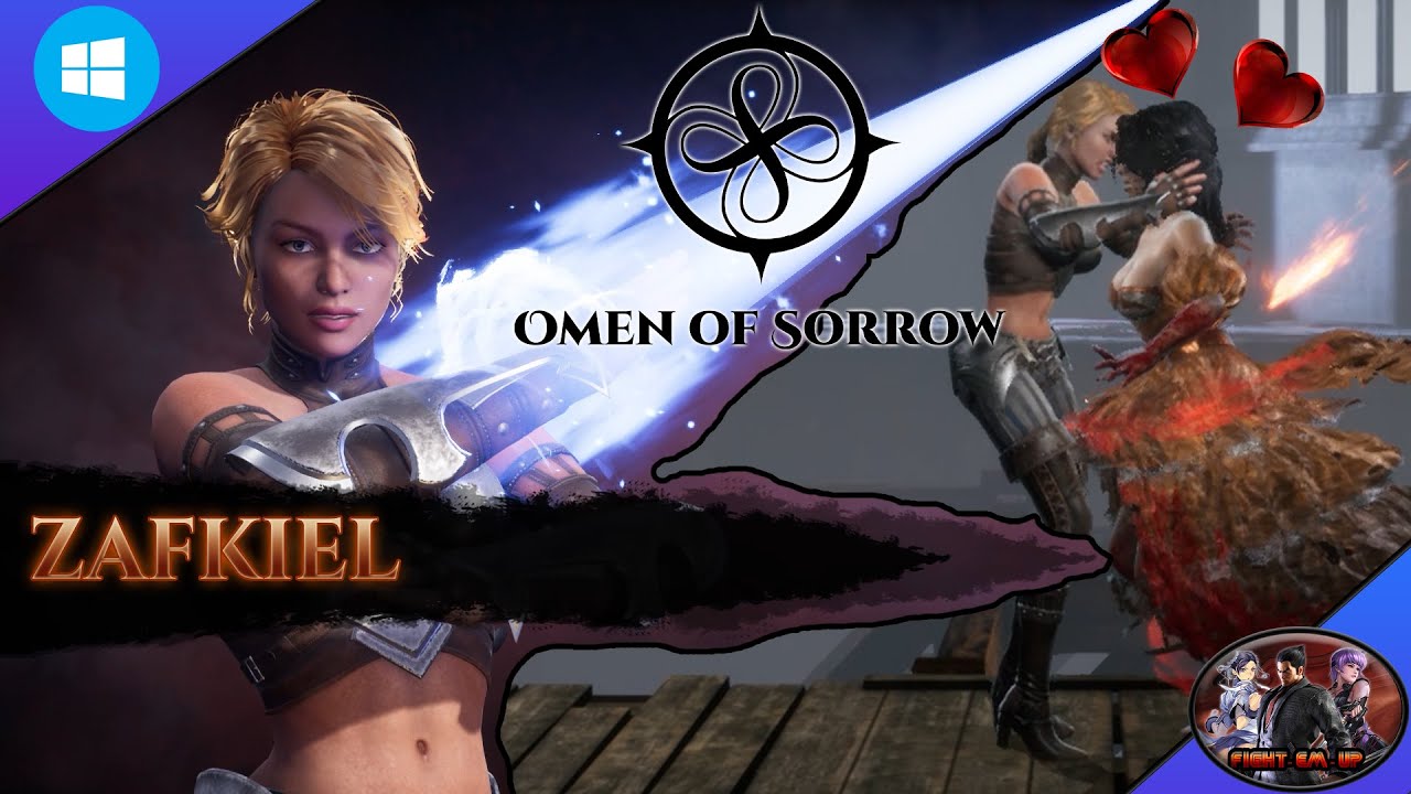 Omen of Sorrow  - Zafkiel Arcade Playthrough [PC] (Longplay)