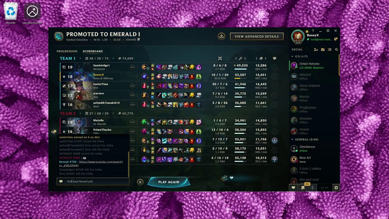 League SoloQ Ranked Road to Diamond (Jungle)