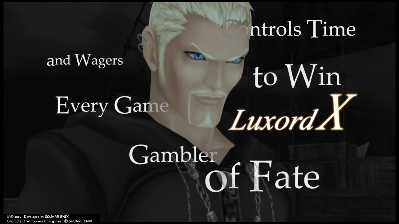 Luxord [ALL CUTSCENES] | Kingdom Hearts Series THE MOVIE