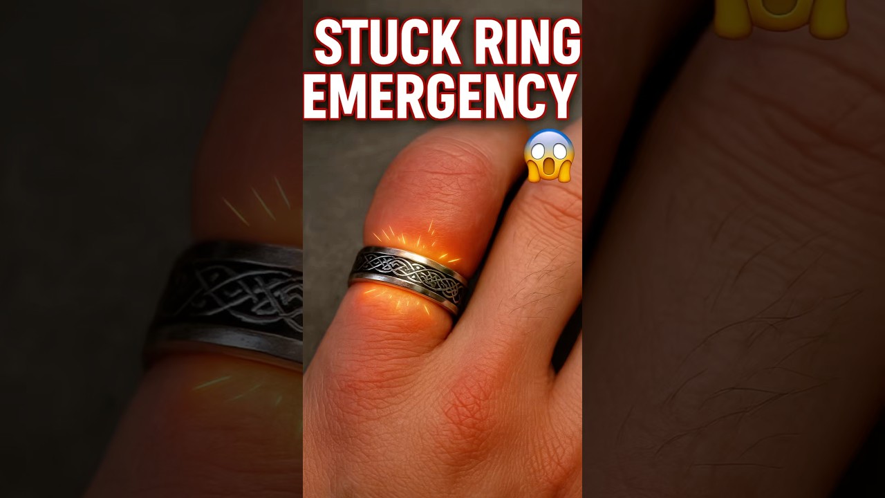We Cut Off a Steel Ring to Save His Finger!