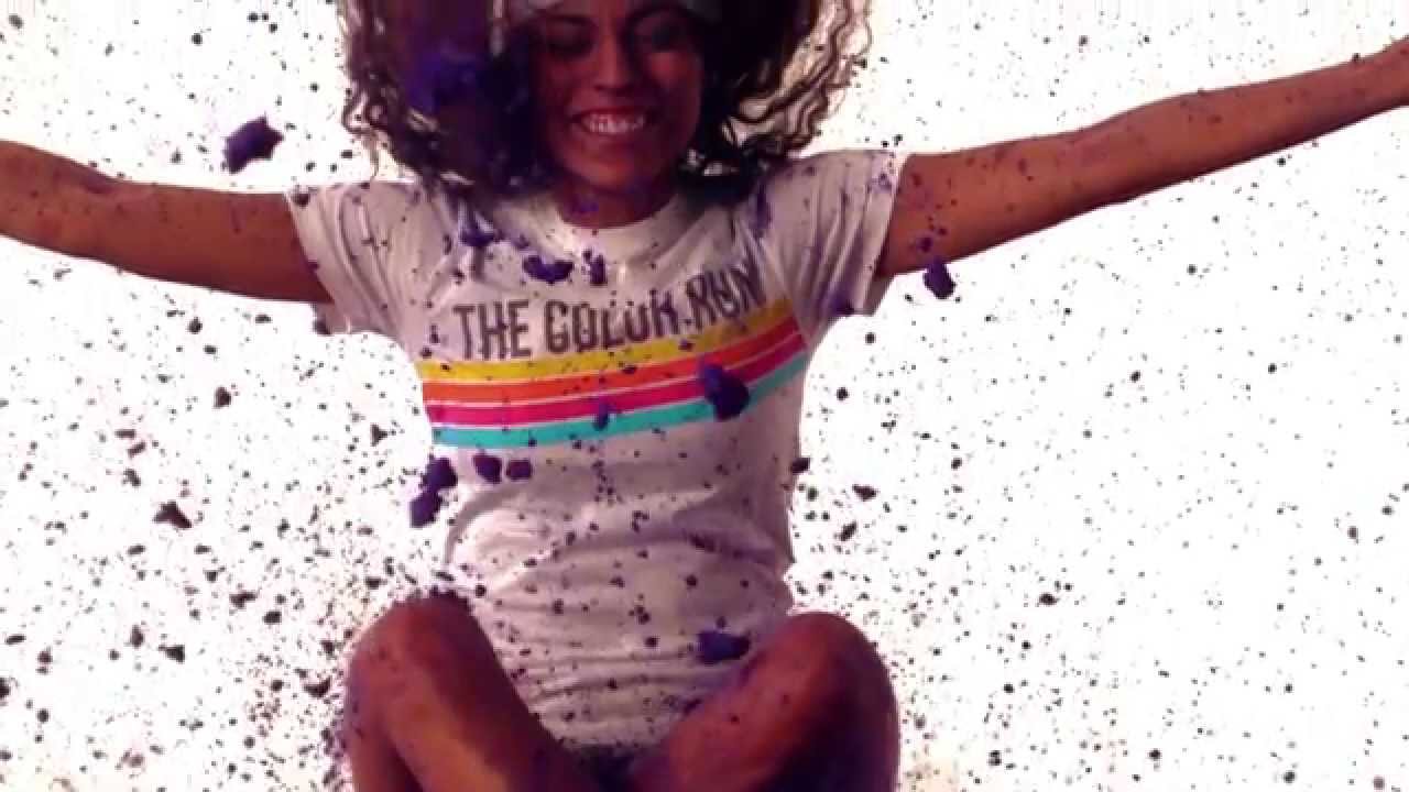 THE COLOR RUN Color EXPLOSIONS in slow motion!!!