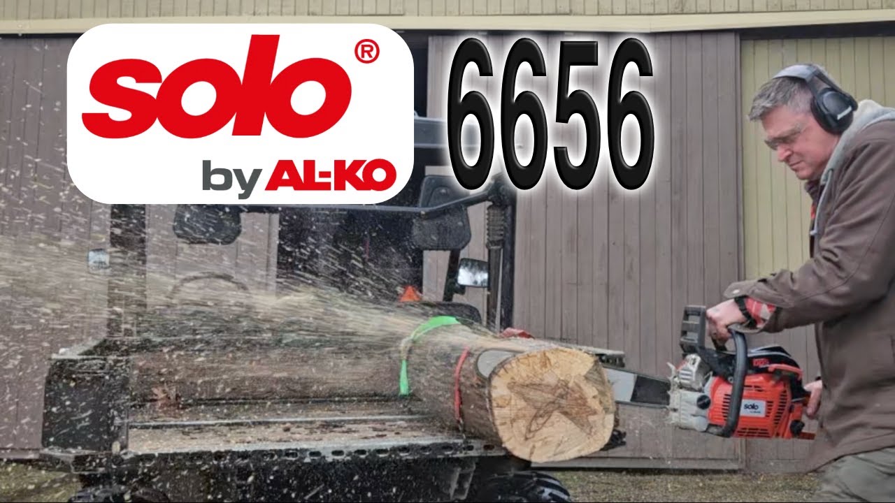 Playing with the Solo 6656 and Husqvarna C33 chain