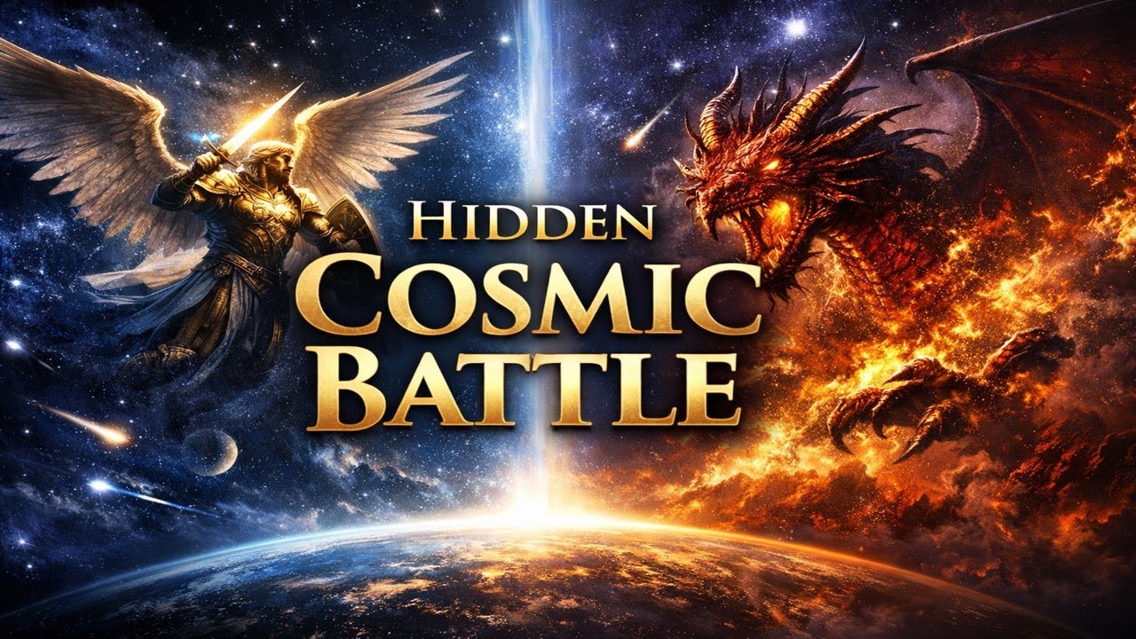 Revelation 12 Reveals a Hidden War in Heaven 🌌 | The Cosmic Battle Behind Bible Prophecy