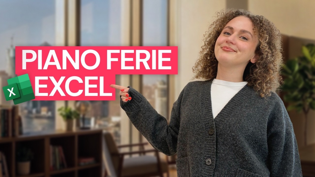 Come creare il PIANO FERIE su Excel (Download gratis del modello 2026)