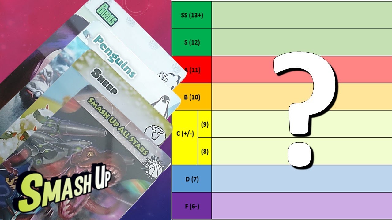 Smash Up Tier List - Adding the Bigger Geekier Box and the Promos