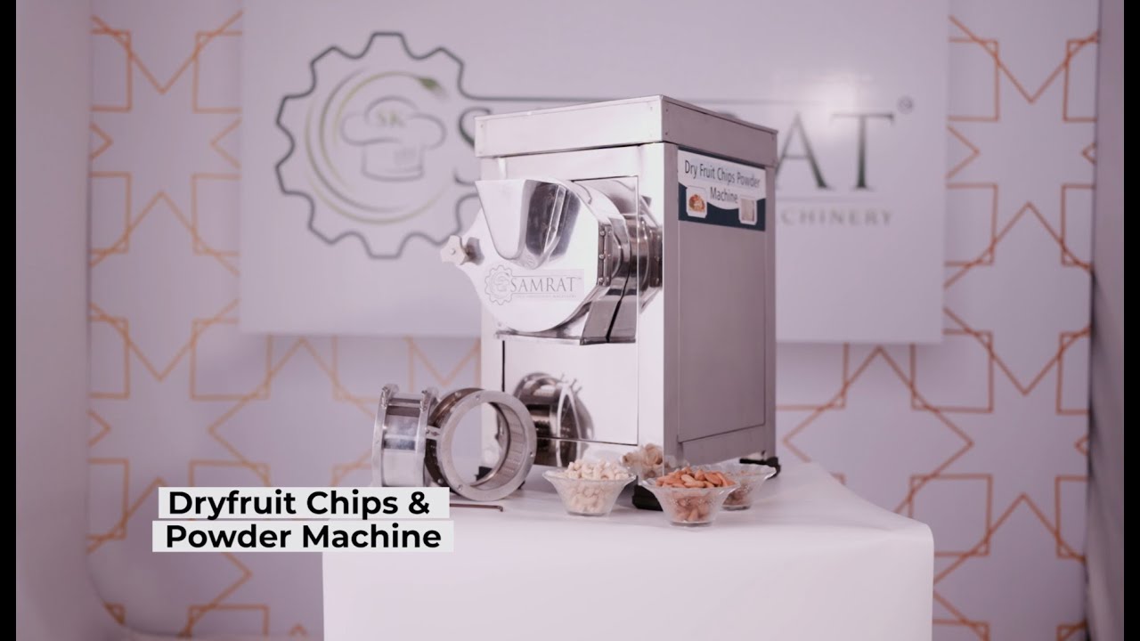 Dry fruit Chips Machine /Dry fruit Slicer /Dry fruit Chips & Powder Machine S.K. Enterprises, Rajkot