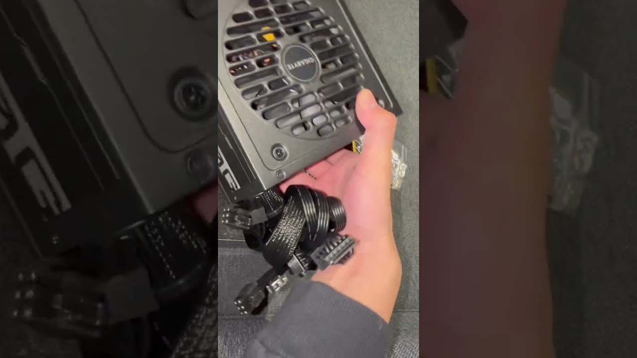 GIGABYTE P650G 80 PLUS GOLD #shorts #unboxing #gigabyte #psu