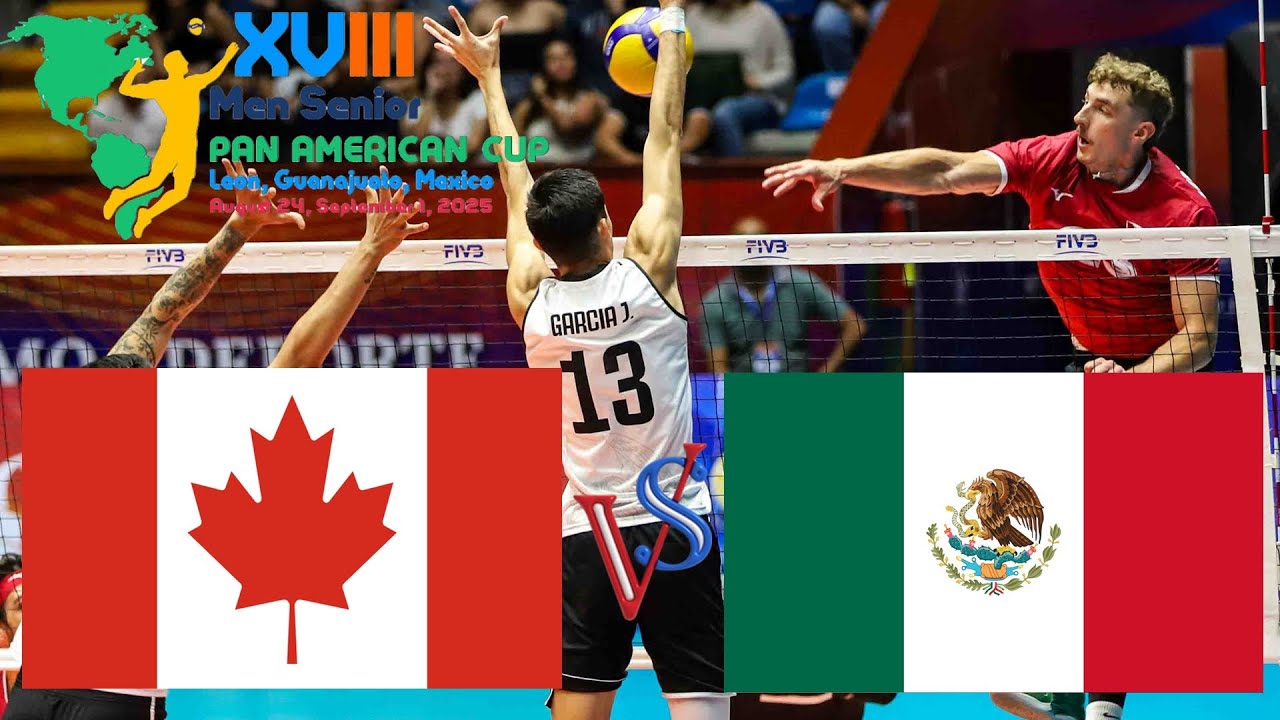 🇨🇦 Canadá vs México 🇲🇽 SemiFinal XVIII Copa Panamericana Mayor Masculina 2025