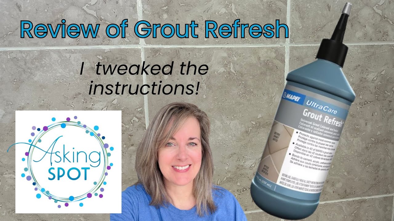 Review of Grout Refresh on Shower wall tile Grout