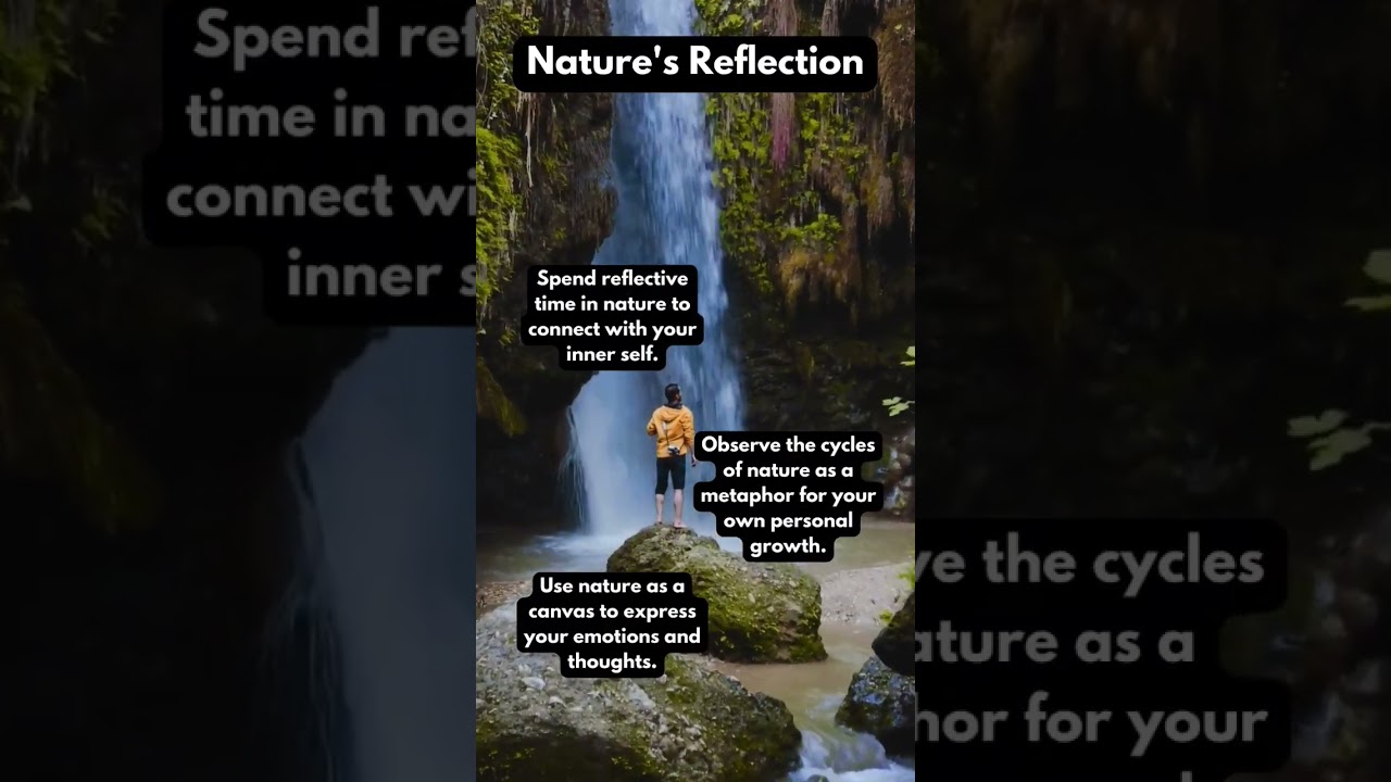 Nature Reflection: A Serene Journey to Self-Discovery 🌿🌅 