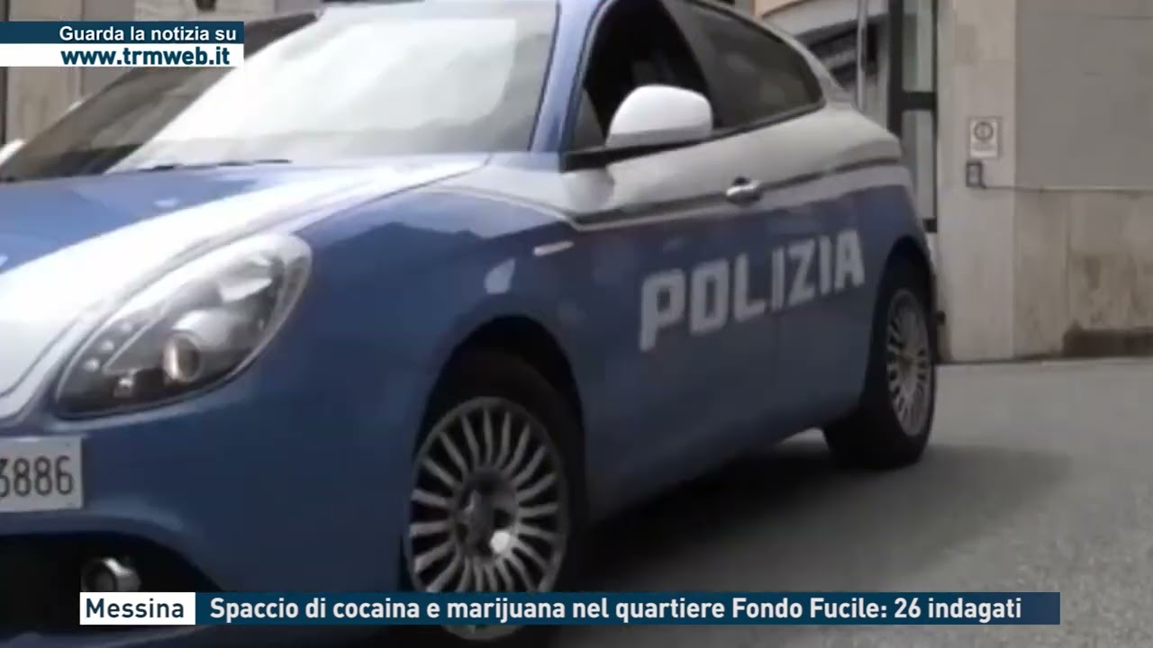 Messina - Spaccio di cocaina e marijuana nel quartiere Fondo Fucile: 26 indagati