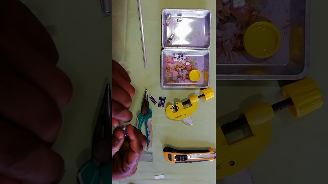 HOW TO MAKE PIGEON RINGS AT HOME...