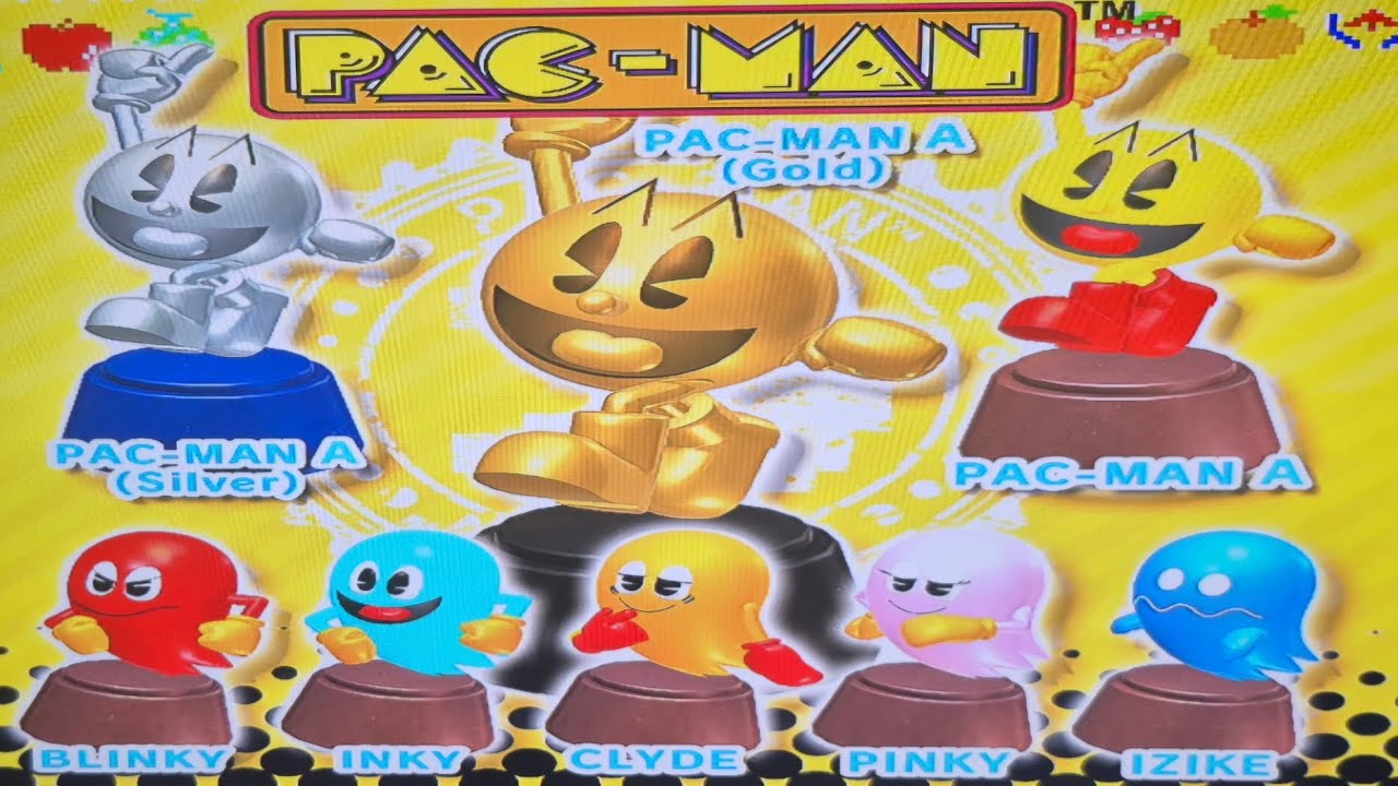 All Pac-Man Museum+ Gashapon Figures!!! (Complete Collection; All 49 Figures!!!)