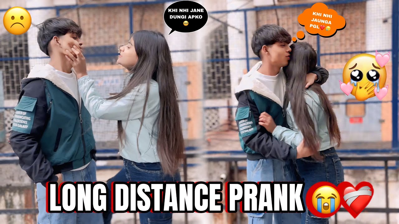 LONG DISTANCE || PRANK ON GIRLFRIEND❤️😭 || GONE EMOTIONAL 🥲🥺#trending #viralvideo #prank #youtube