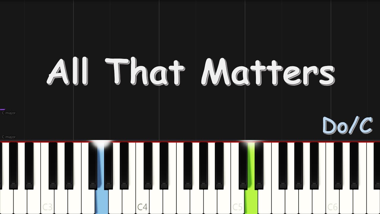 Minister GUC - All That Matters | EASY PIANO TUTORIAL BY Extreme Midi