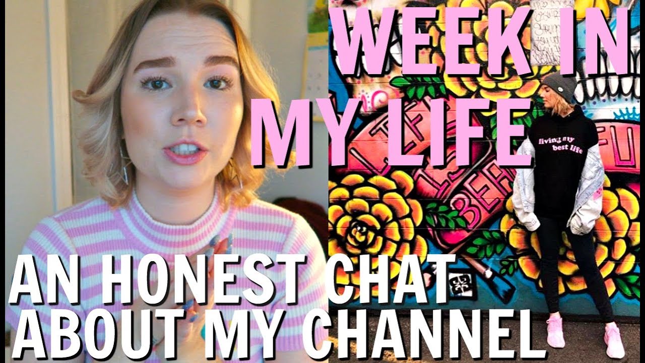 WEEK IN MY LIFE VLOG | an honest chat about my channel