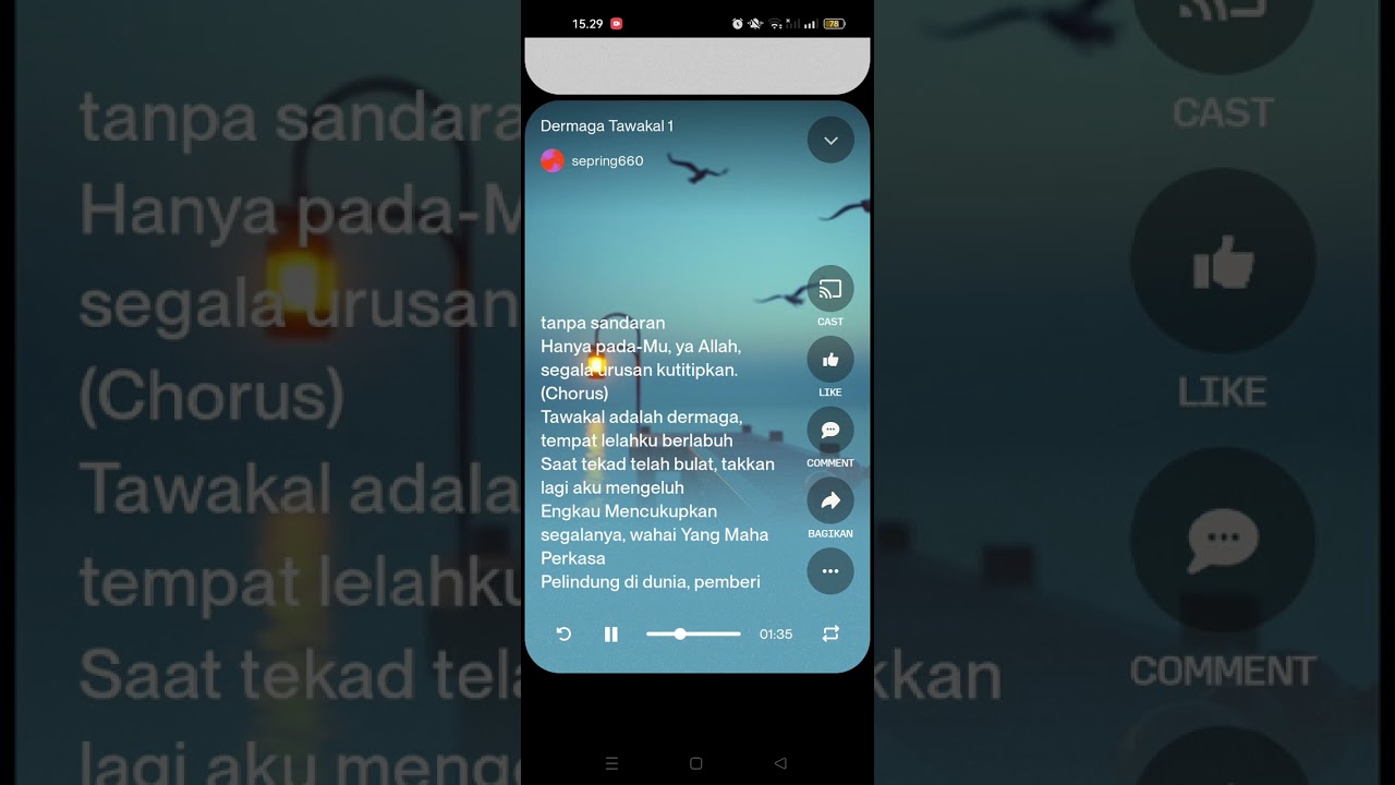 Lagu Islami - Dermaga Tawakal. 11 Februari 2026. Ciptaan Znug Dakwah Islam Satu. Alhamdulillah 
