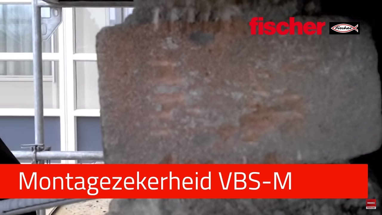 Montagezekerheid fischer renovatie spouwanker VBS-M