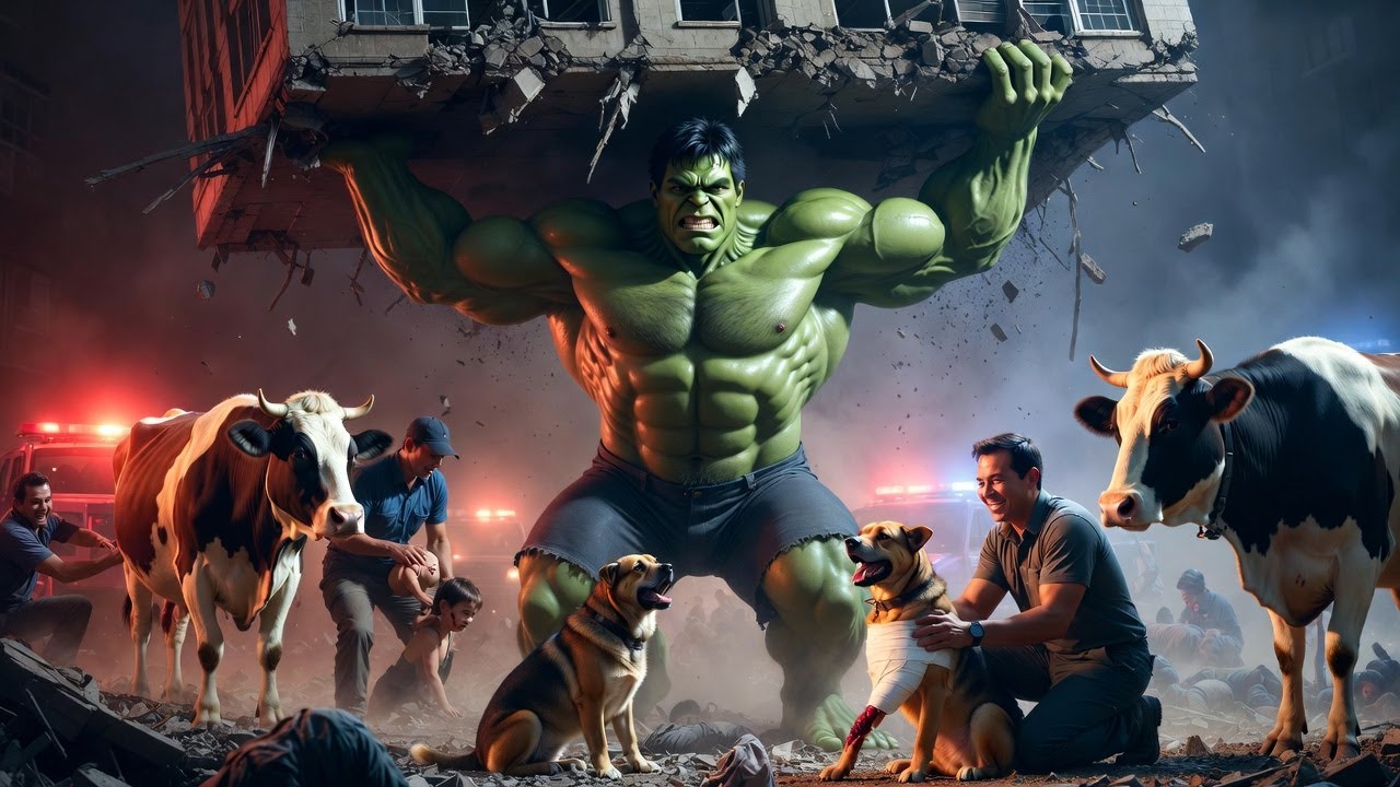 HULK & MRBEAST Save Animals and Humans 😱 | This Will Make You Cry