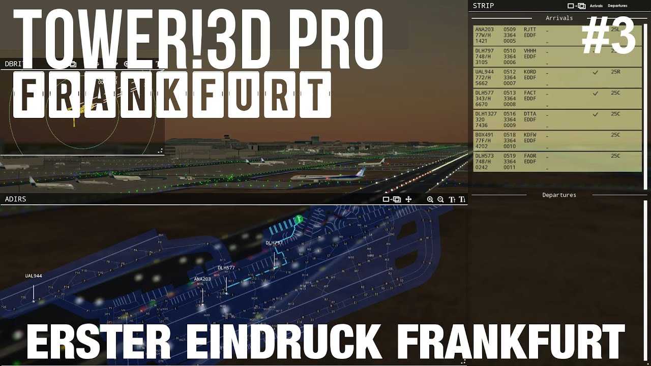 Erster Eindruck Frankfurt | EDDF/FRA | Uncut-Gameplay | Tower!3D Pro | #3