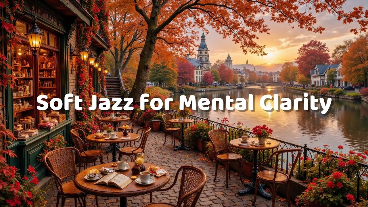 Winter Stillness Café ❄️ Soft Jazz for Mental Clarity