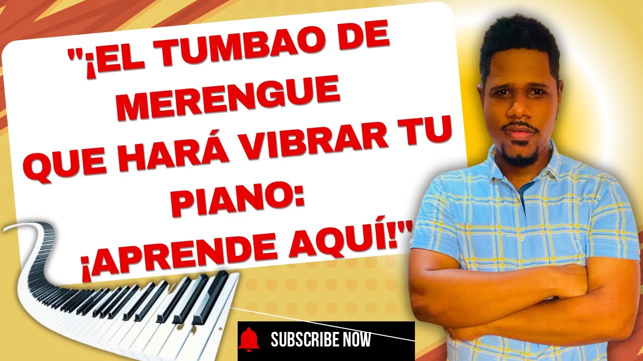 Tutorial Tumbao de merengue en piano/Aprende aplicar la mejor técnica para tumbar/Rapido y fácil
