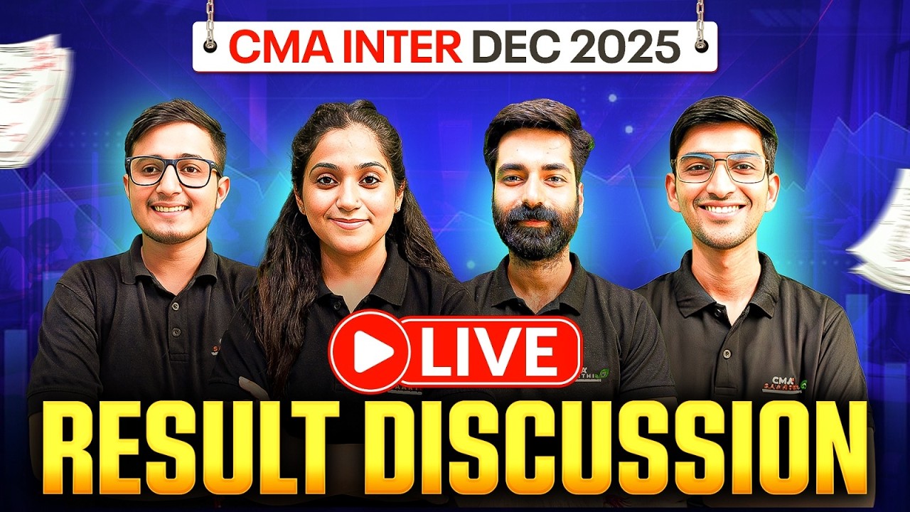 CMA Inter Dec 2025 Result Discussion🗣️ | CMA Saarthi