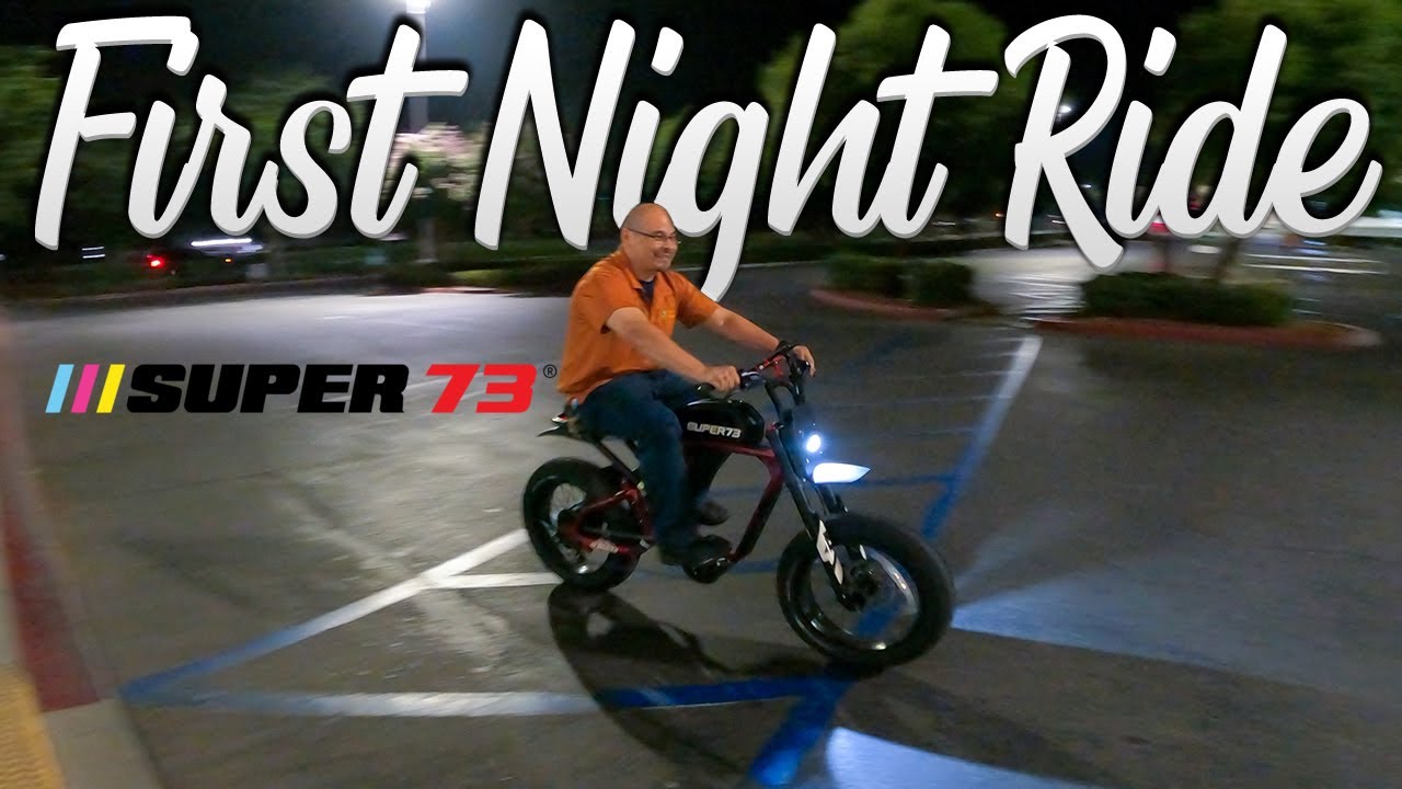Super73 RX Night Ride // HAVEN'T RODE A BIKE IN 20YRS!