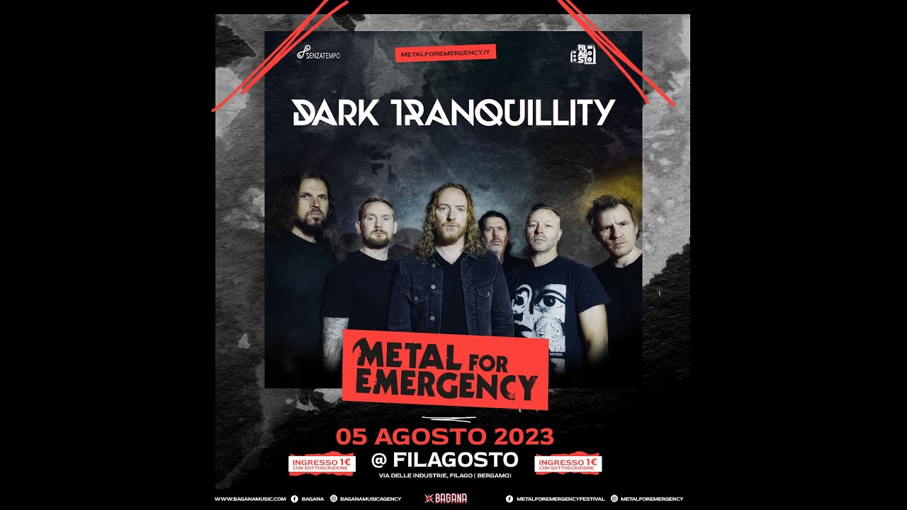 Dark Tranquillity live @ Metal For Emergency 23   Misery's Crown