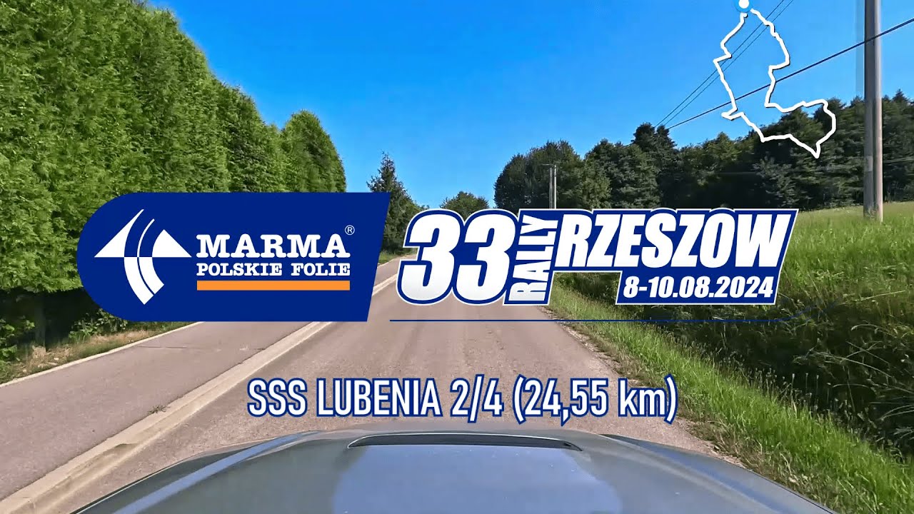 OS 2/4 Lubenia - ONBOARD - MARMA 33. Rajd Rzeszowski | Rally Rzeszow