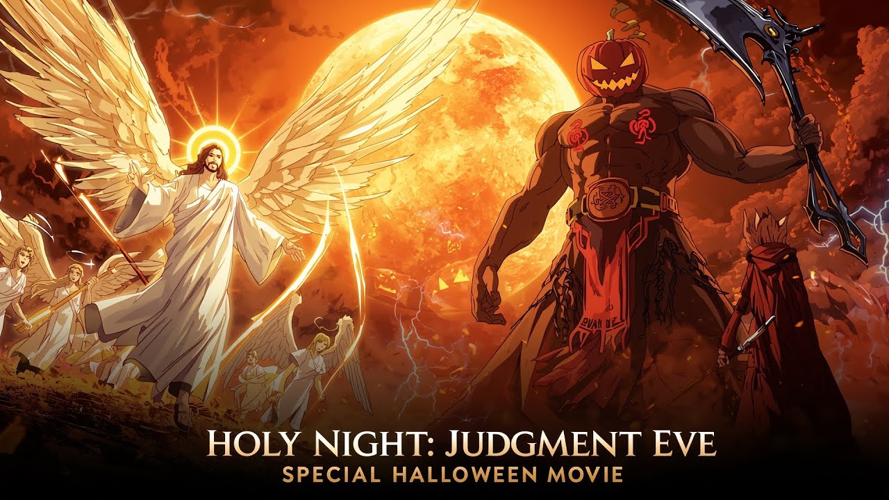 Jesus Halloween Anime Movie: Holy Night: Judgment Day [Sora 2 Created]