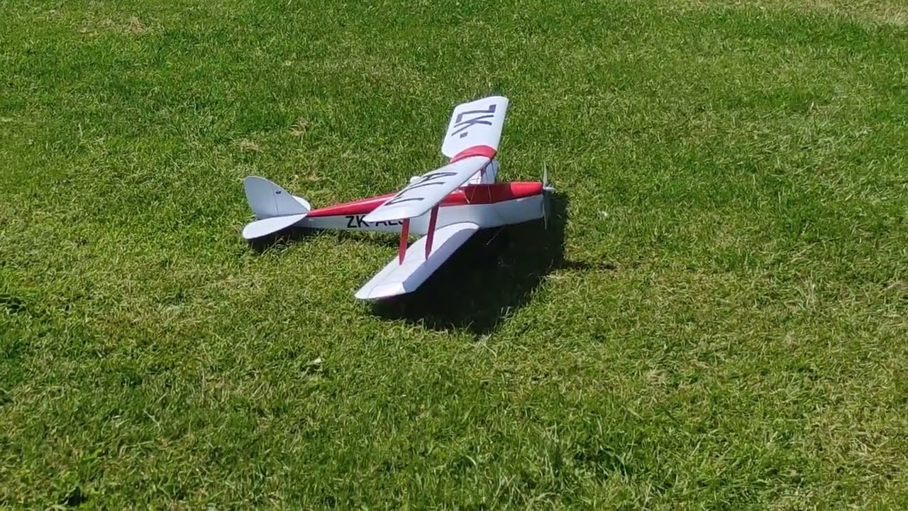 Tiger Moth (V1) von Höllein / Grüner CNC - bei stark böigem Wind