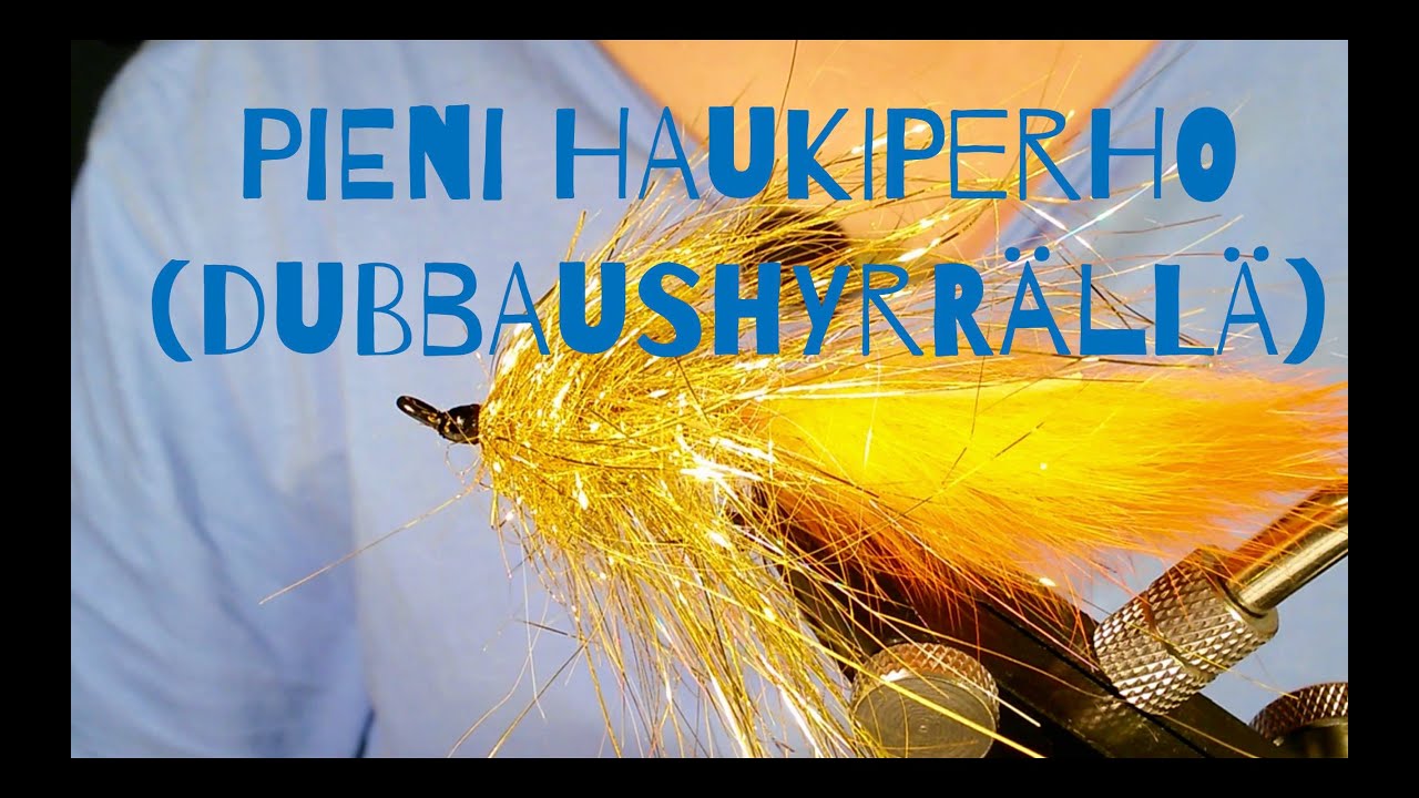 Perhon sidontaa - Pieni haukiperho (dubbaushyrrällä)