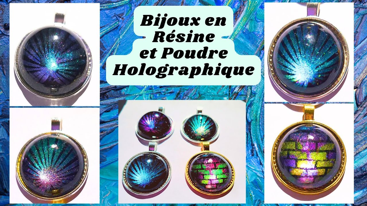 💗 Tuto RESINE : Technique des Tampons et Poudres Holographiques 💗