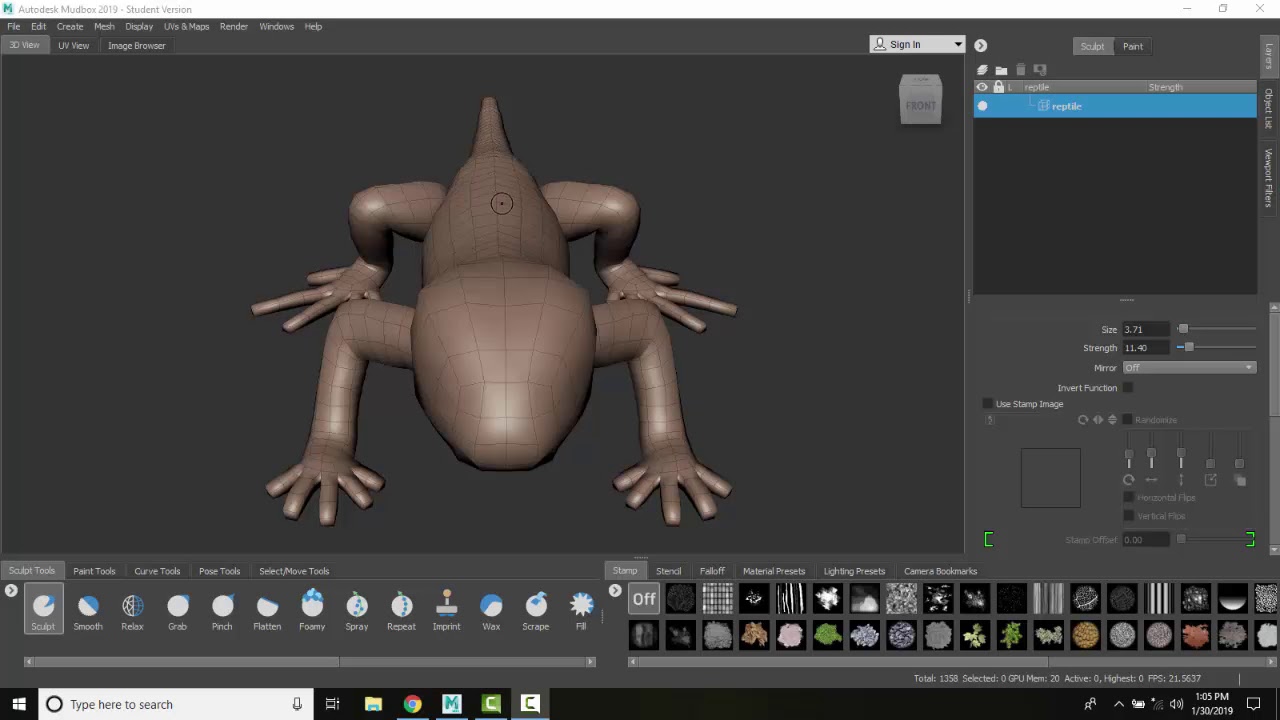 Mudbox 04 01 Topological Symmetry