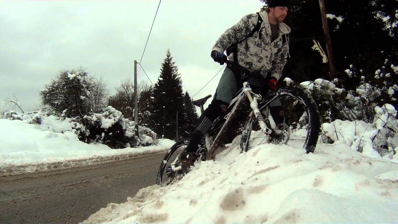 The one man snow (mtb freeride in snow) 2012