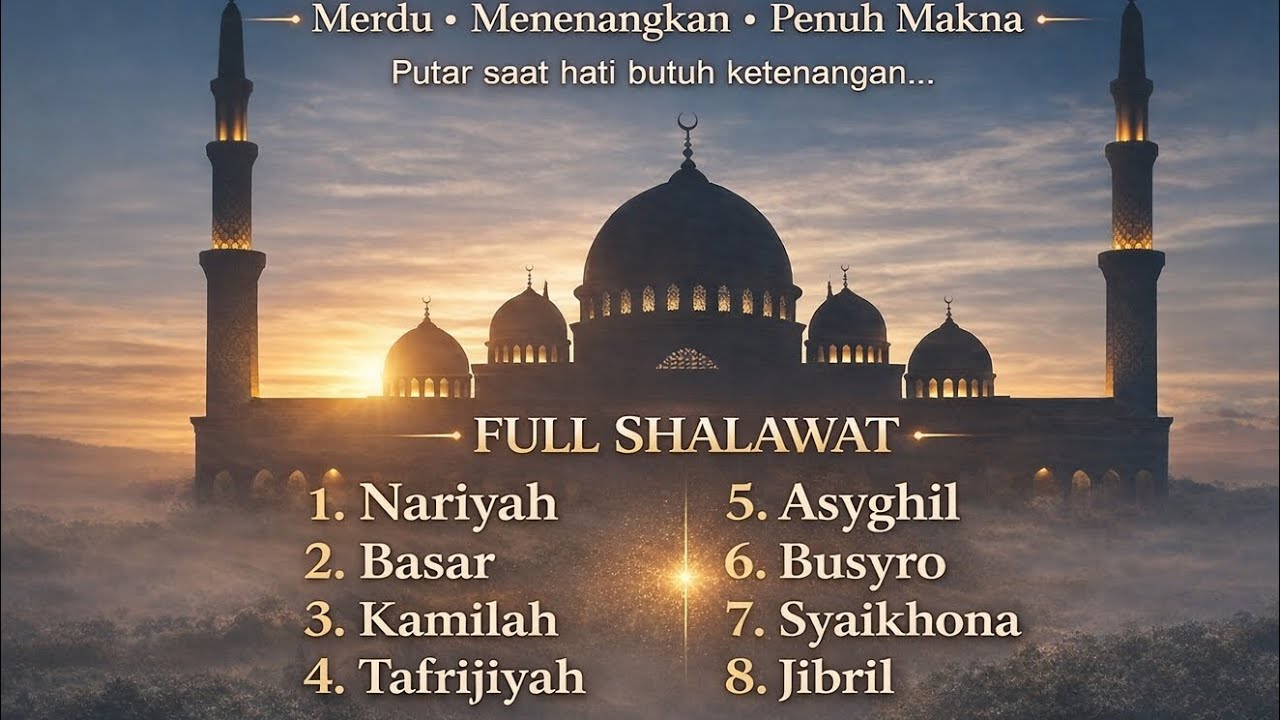 SHALAWAT LENGKAP PENENANG JIWA | Full Album Gentle Light