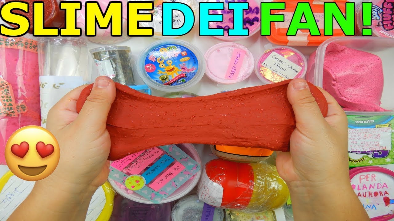 SLIME REGALATI dai FAN agli INCONTRI! Come saranno!? Iolanda sweets