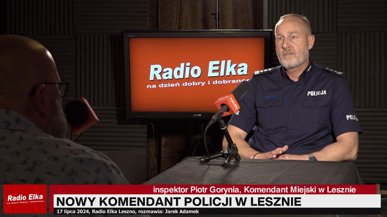 O tym się m&oacute;wi - insp. Piotr Gorynia, nowy komendant Policji w Lesznie