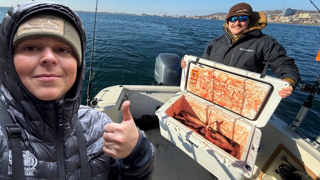 Coho Salmon Fishing on Lake Superior - Catch & Cook