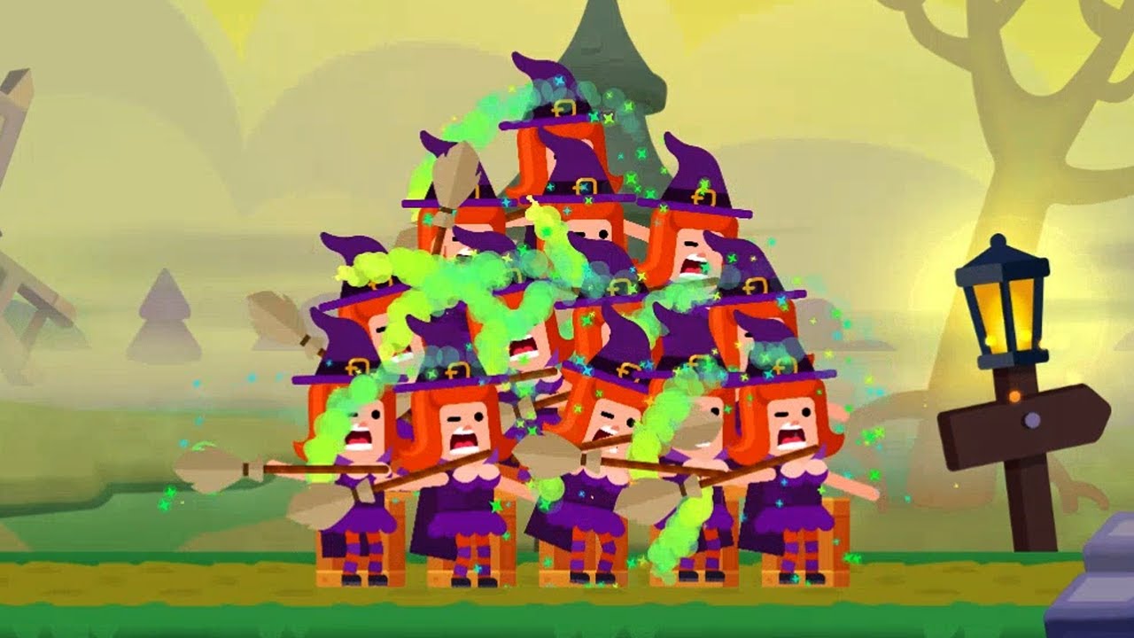 300 Bowmen - PvP Battles - Frog Springs 22-23 Stage - Shovel Demon Stephanie Witch Mancat Chef