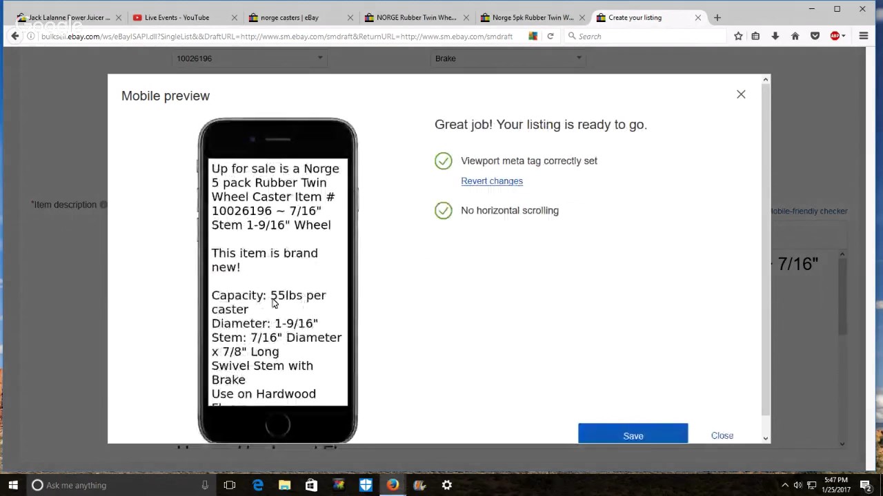 Are your eBay listings mobile friendly?