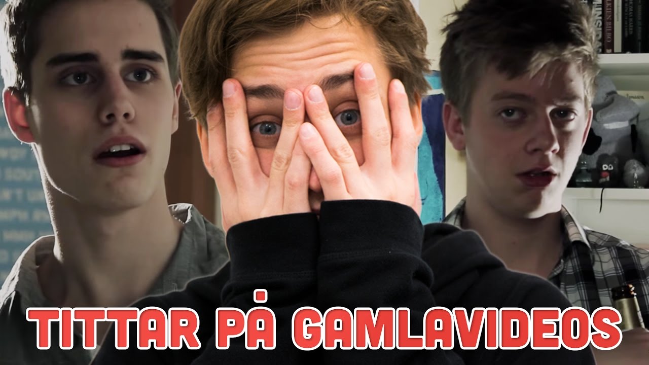 Tittar på gamla videos!
