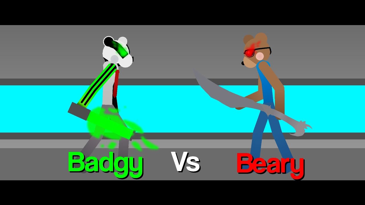 Badgy Vs Beary (Piggy Roblox) - Stick Nodes Piggy Animation